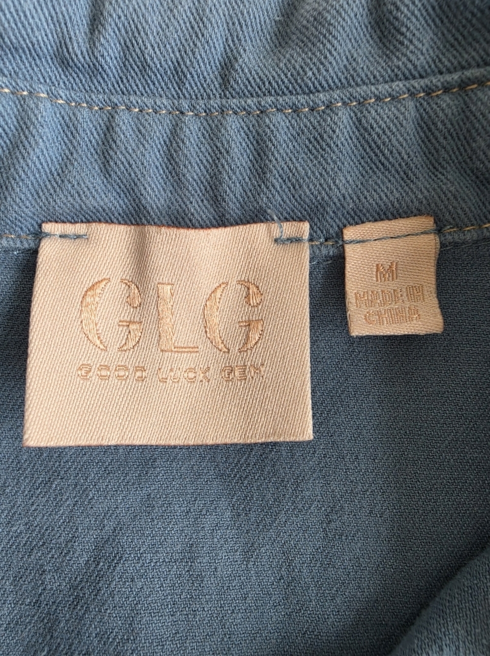 GLG Blue Utility Crop Top Skort Set Matching Two Piece Y2K Coastal Cowgirl M - Picture 10 of 12